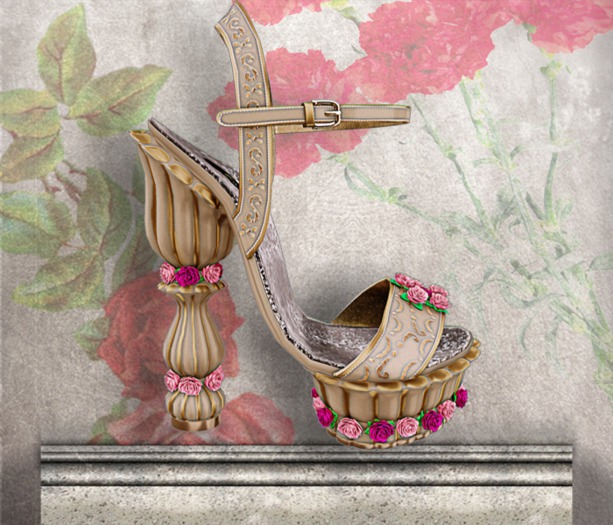 Zafair - Rocio Roses -Slink High- Ivory