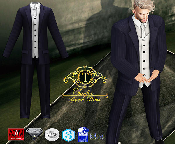 **Tugba** TONY SUIT Blue DEMO