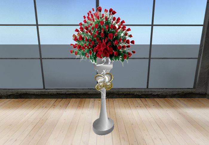 Beautiful floral arrangement box