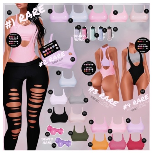 21.EVANI - Sommer crop top [Pink] Maitreya L.