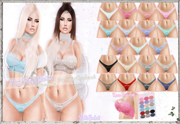 *HolliPocket* Meow Kitty peri-panty maitreya