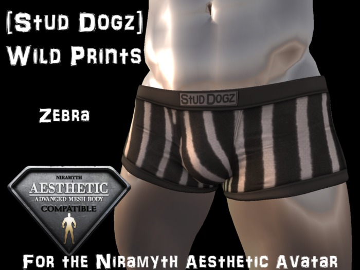 [Stud Dogz] Boxers - Wild - Zebra