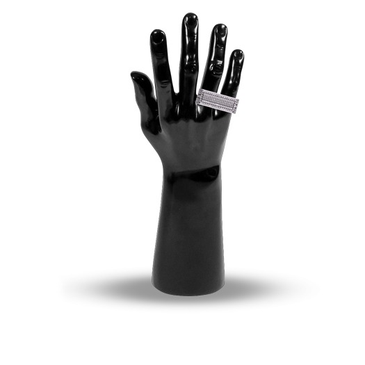 Blupr/nt - "2Finger" Bussdown Ring (silver)