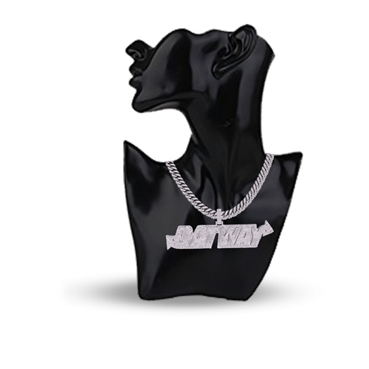 Blupr/nt - "DAT WAY" Necklace (Silver)