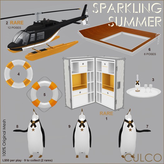 01 -Culco- Sparkling Summer -Trunk [Click to Open] RARE 9Li