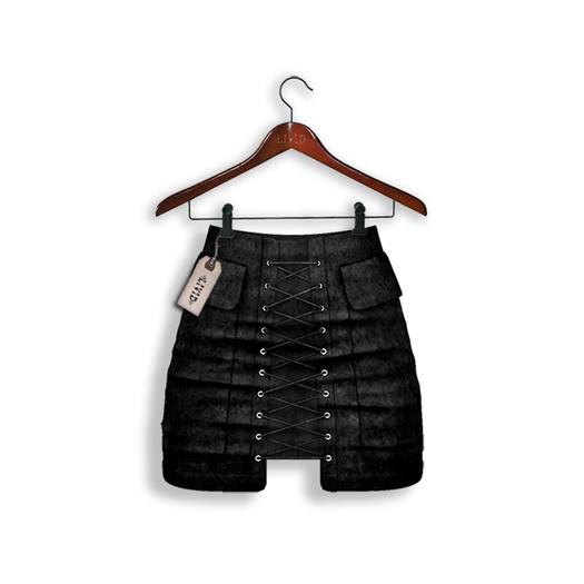 LiViD : Spell Suede Skirt_Raven