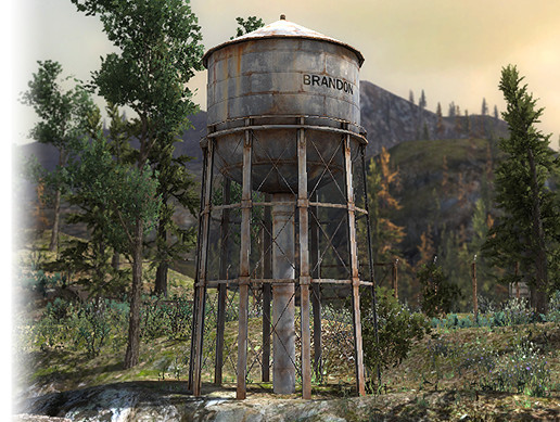 Water Tower Mesh Full Perm