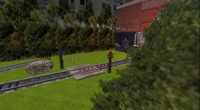 rail crossing gate