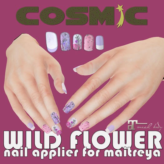 .::COSMiC::. WILD FLOWER NAIL APPLIER FOR MAITREYA 