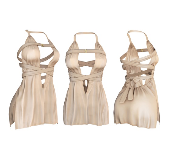  adorsy - Ashley Dress Beige - Maitreya 