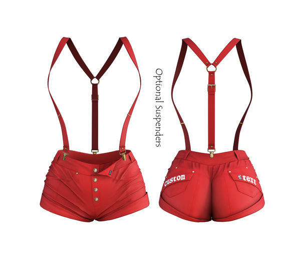 adorsy - Erika Shorts Red - Maitreya