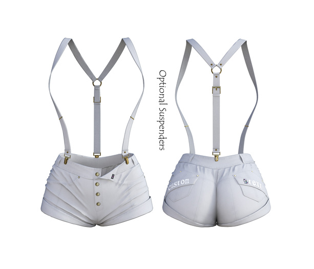 adorsy - Erika Shorts White - Maitreya