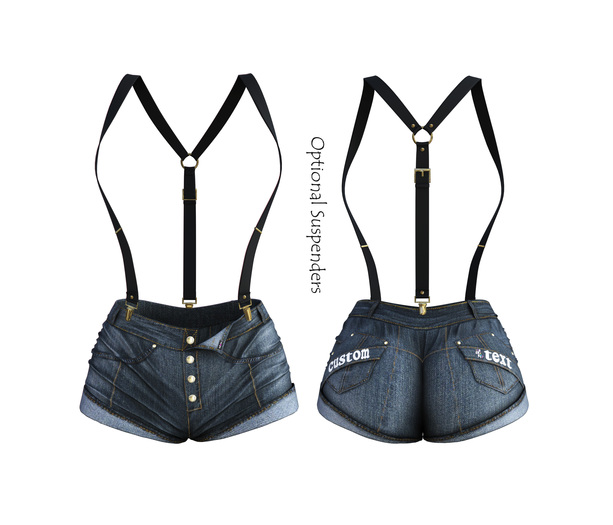 Second Life Marketplace adorsy Erika Jeans Shorts Original Maitreya