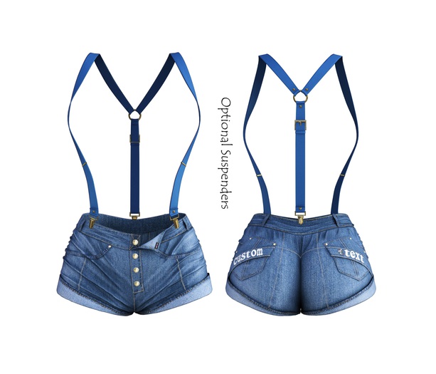 adorsy - Erika Jeans Shorts Blue - Maitreya