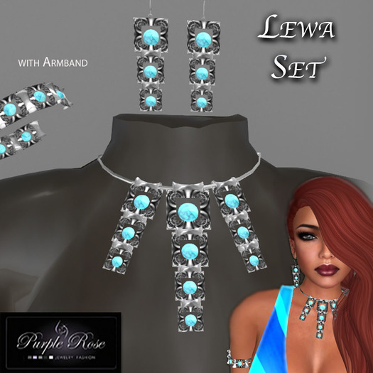 MP**PR JEWELRY Lewa set Turquiose