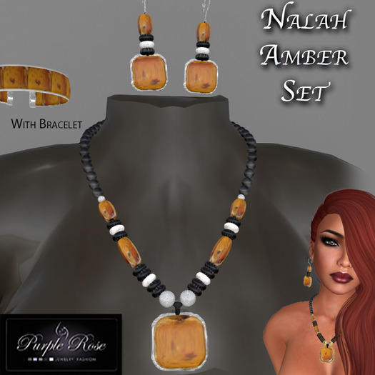 MP**PR JEWELRY NALAH SET AMBER