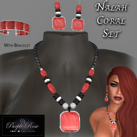 MP**PR JEWELRY NALAH SET CORAL