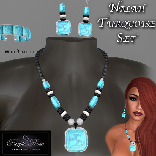 PR JEWELRY NALAH SET TURQUIOSE