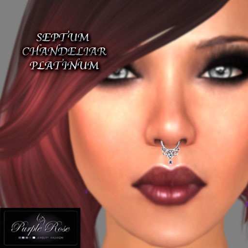 MP**PR JEWELRY SEPTUM CHANDELIAR PLAT