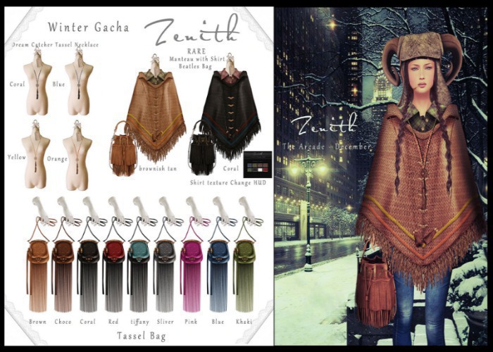 =Zenith=Tassel Bag (Coral)