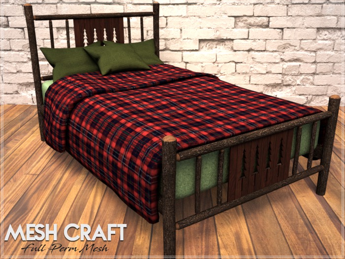 Hickory Pine Tree Bed - Full Perm