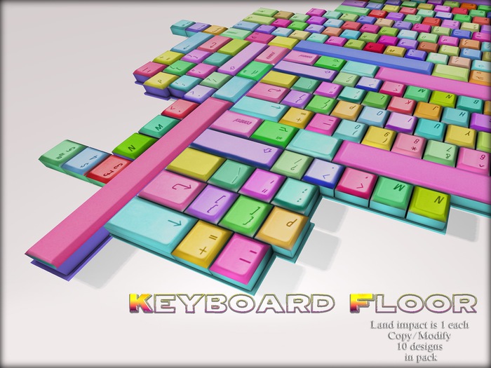 Boudoir Garden- Keyboard Floor