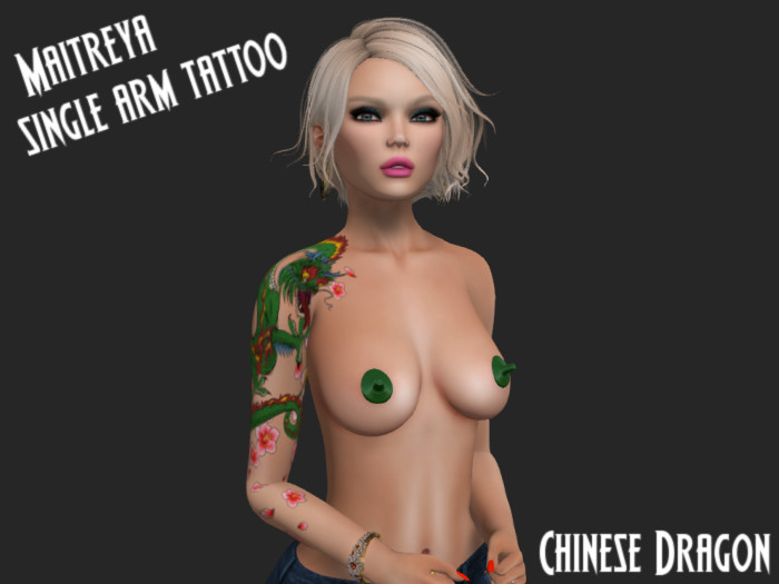 Dragon arm tattoo