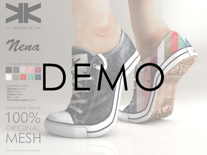 Demo :: Nena :: Woman Sneakers :: 10 Colors :: {kokoia}