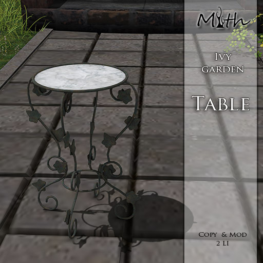 Myth - Ivy Garden Table