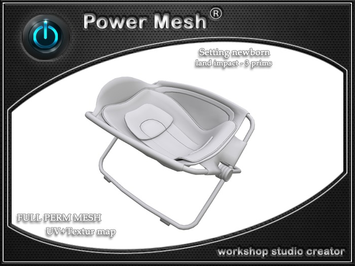 - { POWER MESH } - Full Perm Setting newborn