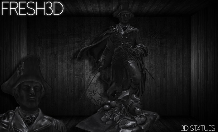 Fresh3D Commander STATUE