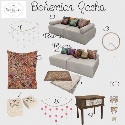 Bee Designs Bohemian Gacha 8