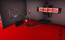 Promo week Sky Box Red & Black House Demo in SL