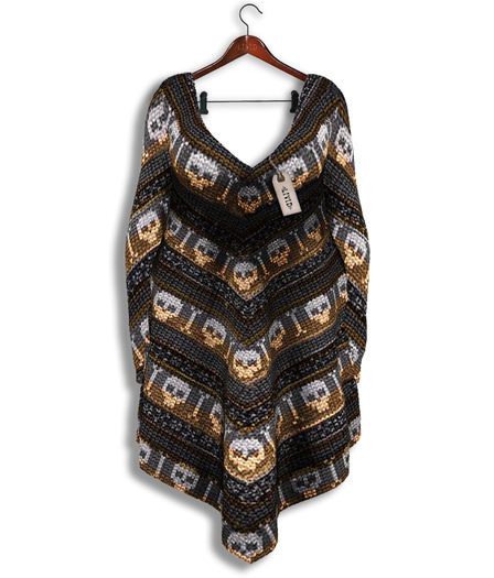 LiViD: Limbo Poncho Dress_Salem Knit