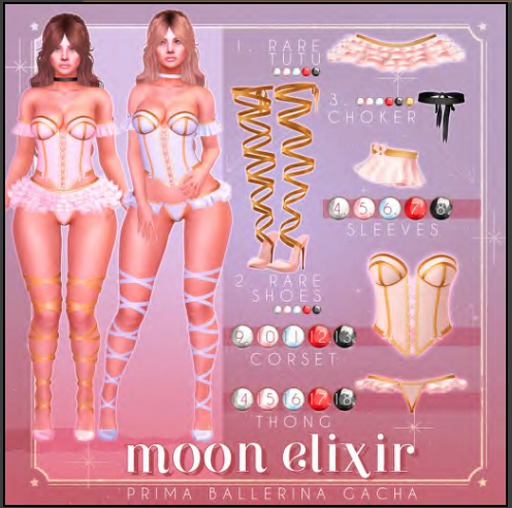 Moon Elixir - Prima Ballerina - 06 - Lara - Sleeves - Blue