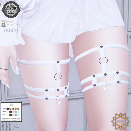 Ama. : Cheryl Leg Straps