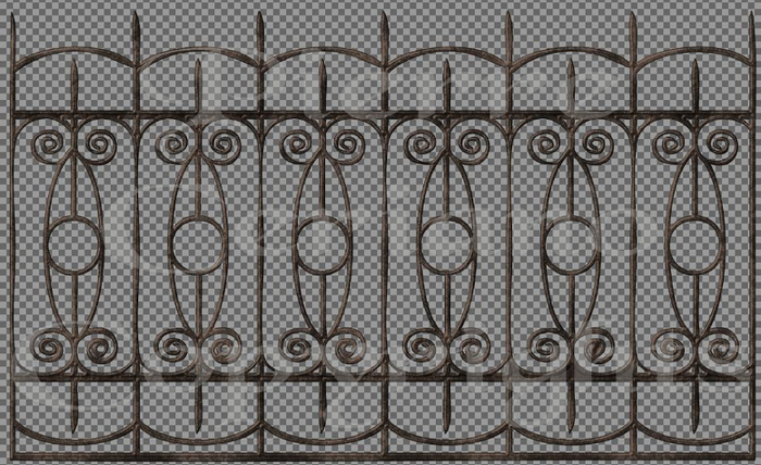 Iron fence 1
