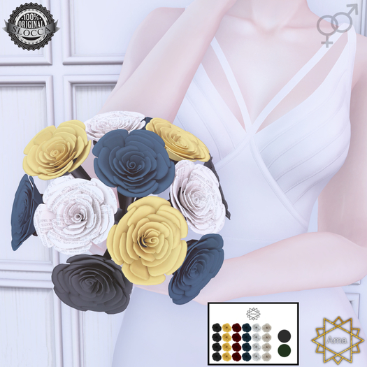 Ama. : Paper Roses : Bouquet {Copy Version}