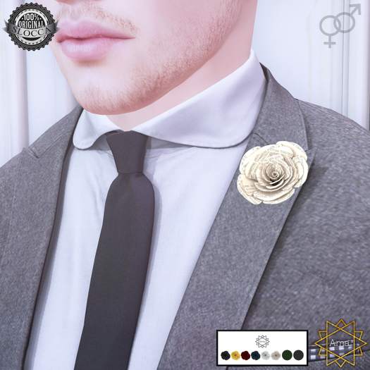 Ama. : Paper Roses : Boutonniere {Copy Version}