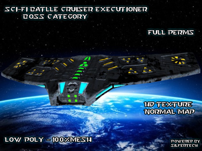 Sci-Fi Batlle Cruiser Executioner - Boss Category
