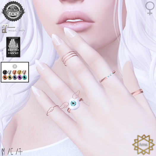 Ama. : Eye See Everything Rings