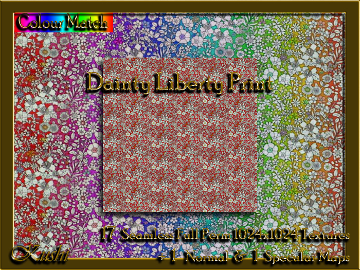 Dainty Liberty Print Textures