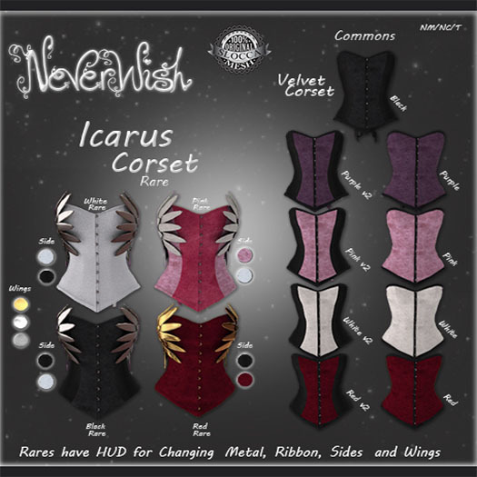 *NW* Velvet Corset - Red v2 - XS