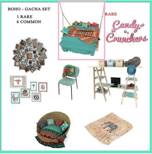 Candy Crunchers - Boho Bed - Rare