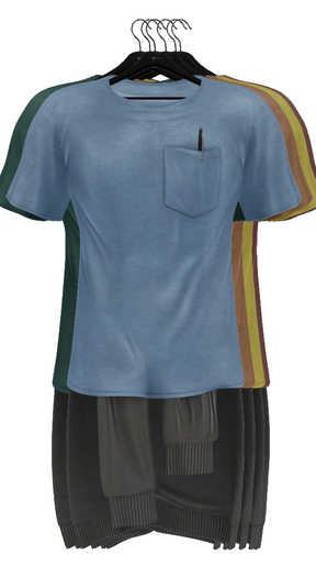 fame homme: Shirt SweaterSet - Pack