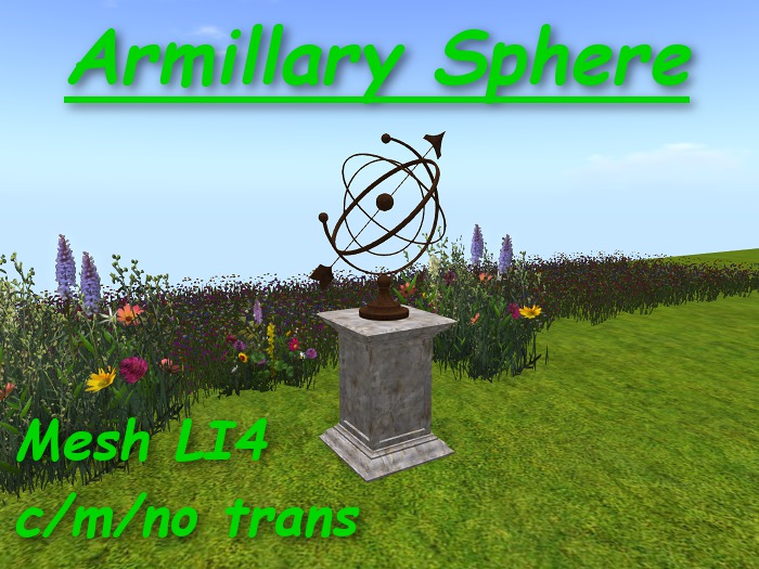 Garden Armillary Sphere