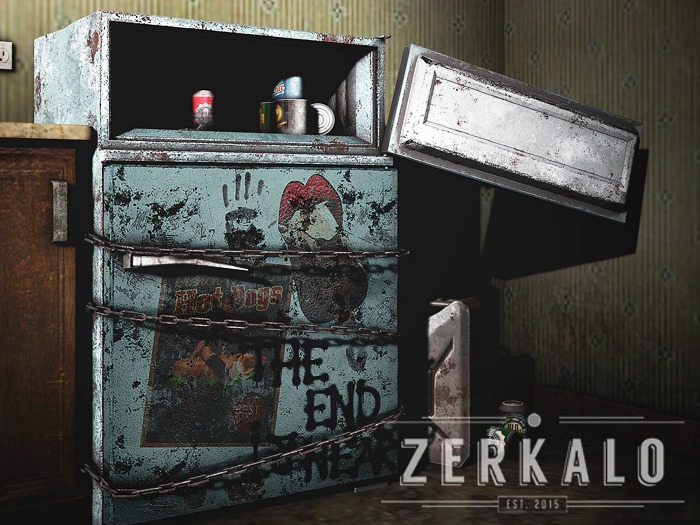 Second Life Marketplace [ zerkalo ] Apocalyptic Fridge Single (PG)