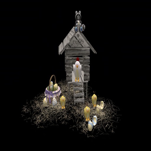 Chicken Coop Easter Tip Jar