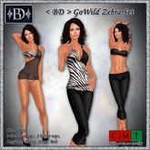 < BD > GoWild Zebra set (Transfer)