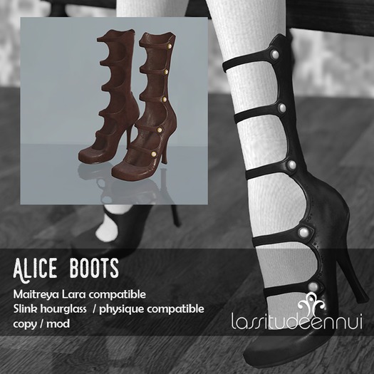 lassitude & ennui Alice boots choco